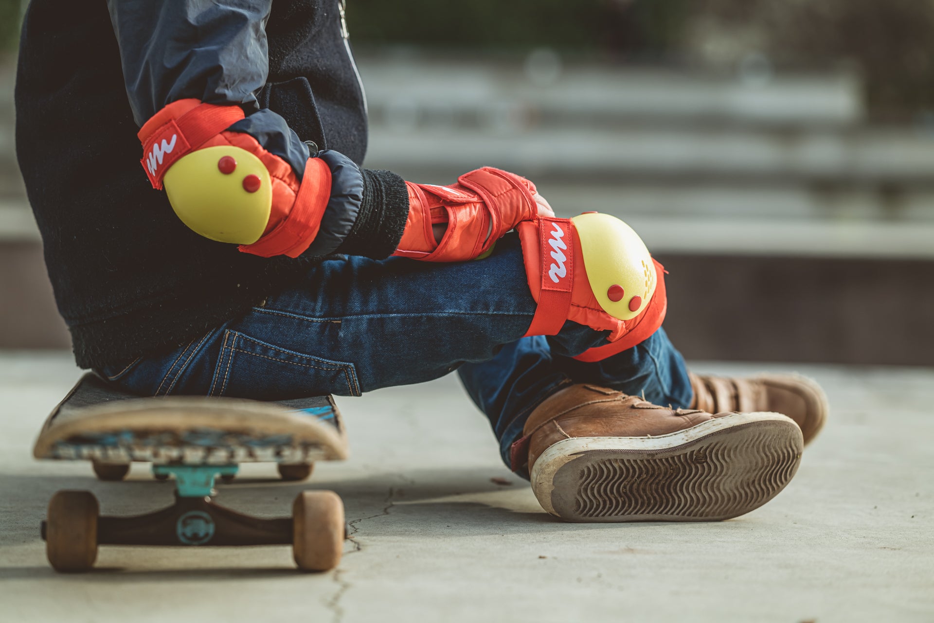Bunte protektoren für kinder für Skateboard Inline skate Roller